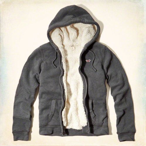 Sudadera Con Capucha Forrada En Sherpa Seascape