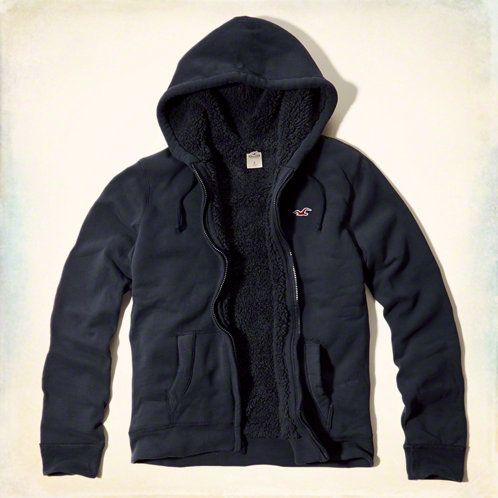 Sudadera Con Capucha Forrada En Sherpa Seascape