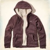 Sudadera Con Capucha Forrada En Sherpa Seascape